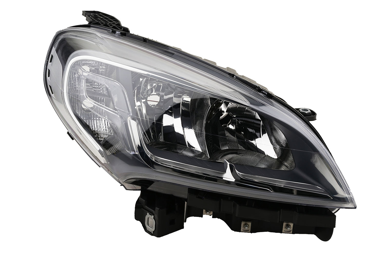Phare avant Set Convient pour Fiat Doblo 12 / 14- M Lwr soldes + Antibrouillard Ampoule