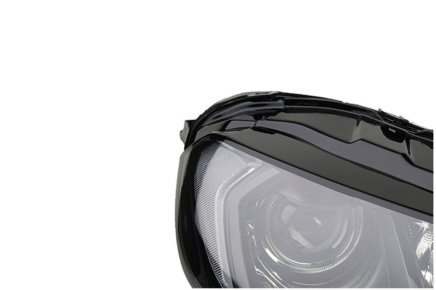 Phare Droit Compatible Avec soldes Ford Ecosport 12/17- Avec LWR Avec TFL LED Noir